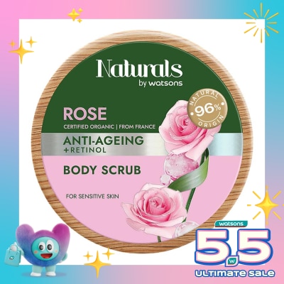 NATURALS BY WS - Rose Anti-Ageing Body Scrub 200g