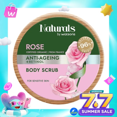 NATURALS BY WATSONS - Rose Anti-Ageing Body Scrub 200g