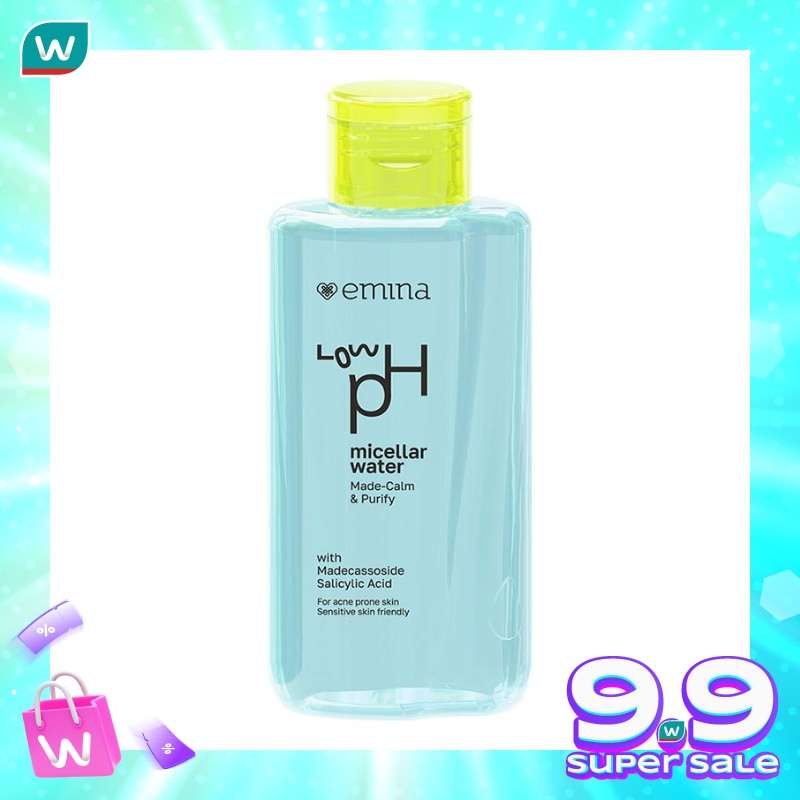 Emina Low pH Micellar Water Series - Made-Calm Purify Micellar Water 125ml