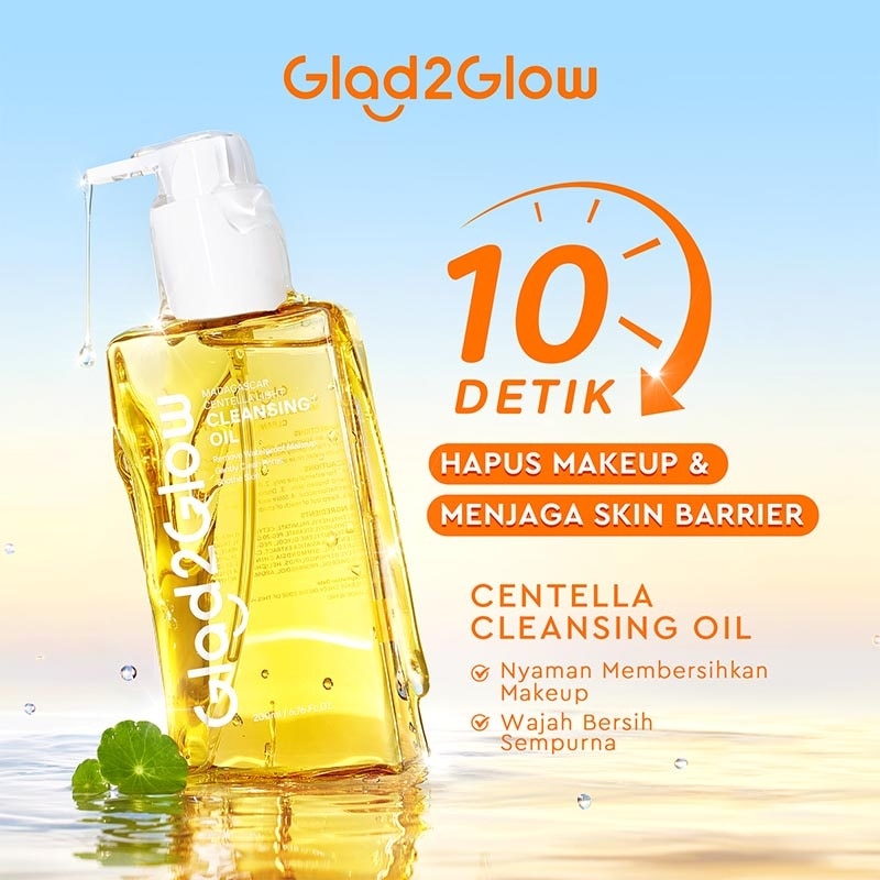 Glad2Glow Madagascar Centella Light Cleansing Oil 200ml