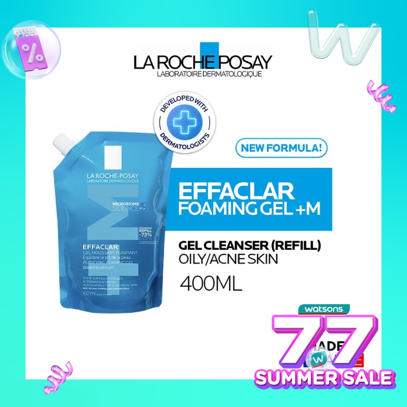 La Roche-Posay Effaclar Foaming Gel +M Cleanser Refill 400ml