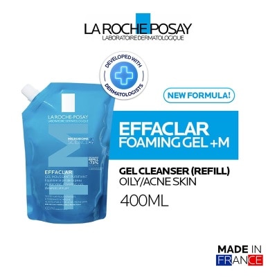 LA ROCHE POSAY La Roche-Posay Effaclar Foaming Gel +M Cleanser Refill 400ml
