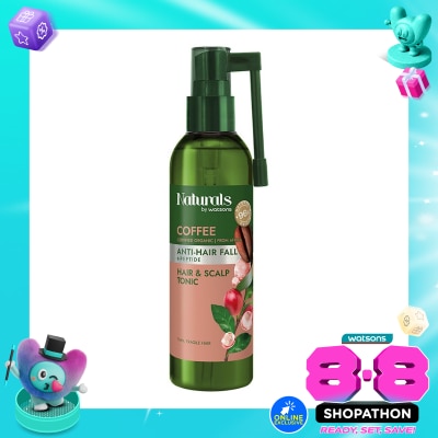 NATURALS BY WS - Coffee Anti-Hair Fall Hair & Scalp Tonic 120ml image