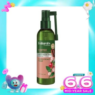 NATURALS BY WATSONS - Coffee Anti-Hair Fall Hair & Scalp Tonic 120ml