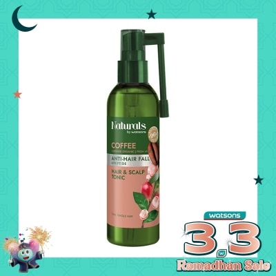 NATURALS BY WS Coffee Anti-Hair Fall Hair & Scalp Tonic 120ml