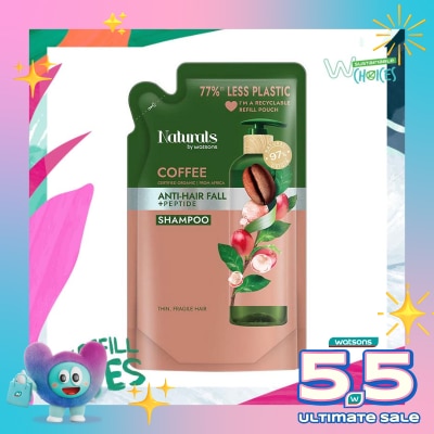 NATURALS BY WATSONS - Coffee Anti-Hair Fall Shampoo Refill 450ml