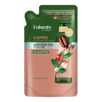 NATURALS BY WATSONS Coffee Anti-Hair Fall Shampoo Refill 450ml