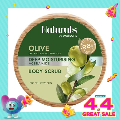 NATURALS BY WS - Olive Deep Moisturising Body Scrub 200g