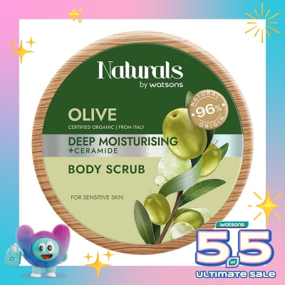 NATURALS BY WS - Olive Deep Moisturising Body Scrub 200g