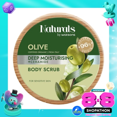 NATURALS BY WATSONS - Olive Deep Moisturising Body Scrub 200g image