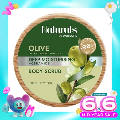 NATURALS BY WATSONS - Olive Deep Moisturising Body Scrub 200g
