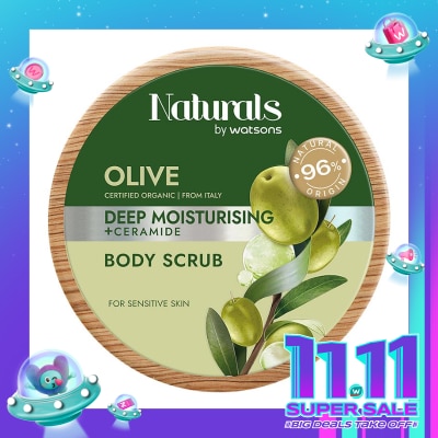 NATURALS BY WS Olive Deep Moisturising Body Scrub 200g