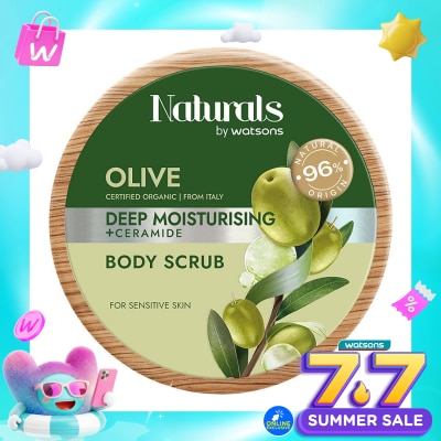 NATURALS BY WATSONS - Olive Deep Moisturising Body Scrub 200g