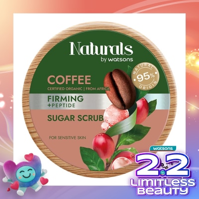 NATURALS BY WATSONS Coffee Firming Sugar Scrub 200g