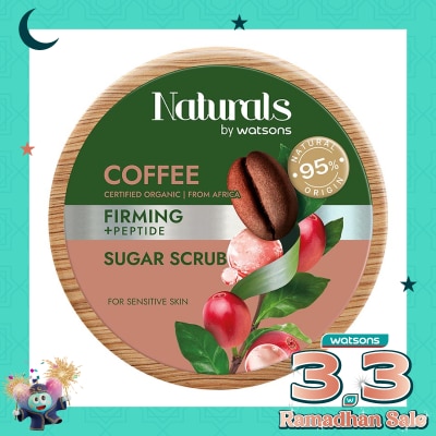NATURALS BY WATSONS Coffee Firming Sugar Scrub 200g