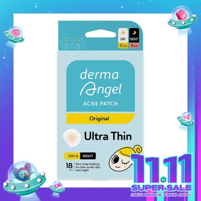 DERMA ANGEL Acne Patch Day & Night 18s