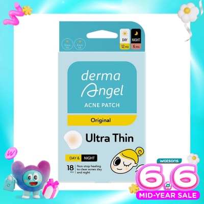 DERMA ANGEL - Acne Patch Day & Night 18s