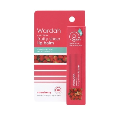 WARDAH Everyday Fruity Sheer Lip Balm Strawberry 4g