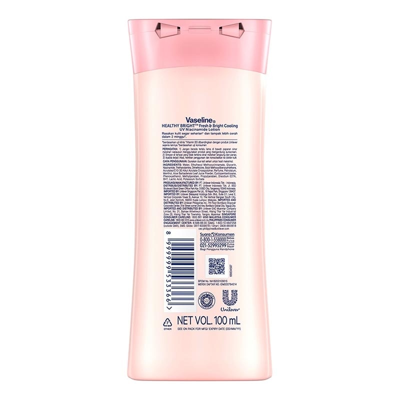 Vaseline Healthy White Fresh & Fair Cooling UV Lotion 100ml