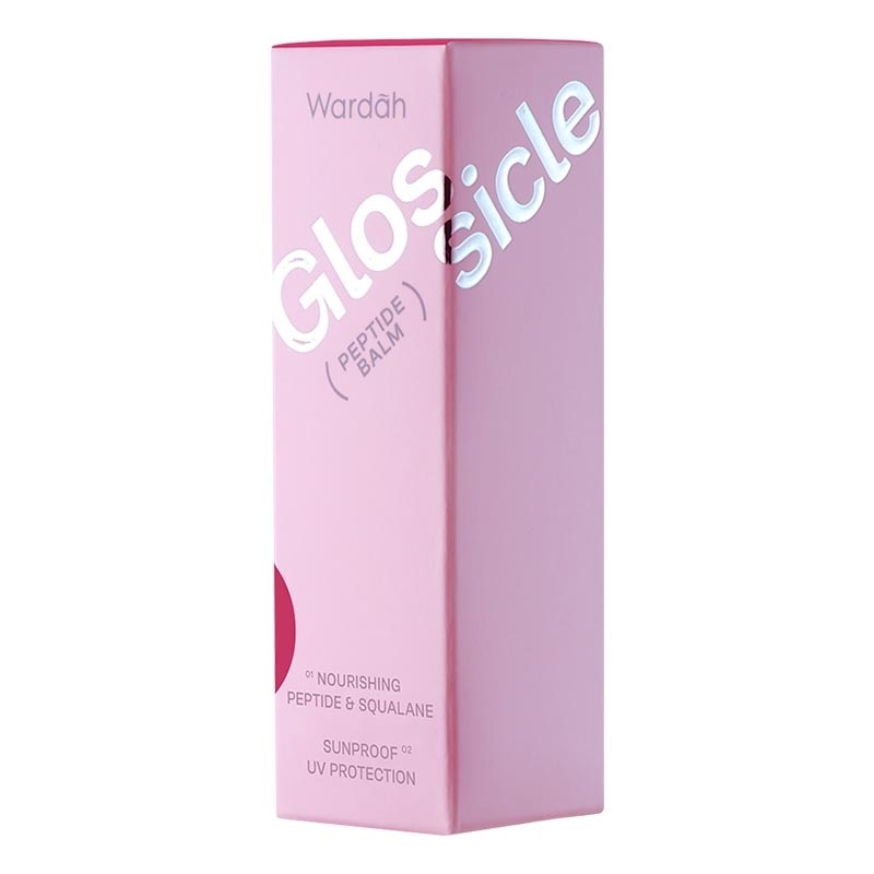 Wardah Glossicle Peptide Balm 05 Berry Slushie 3.2g