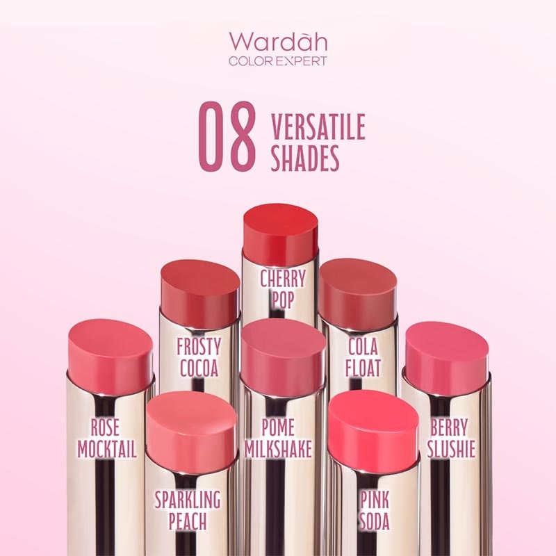 Wardah Glossicle Peptide Balm 05 Berry Slushie 3.2g