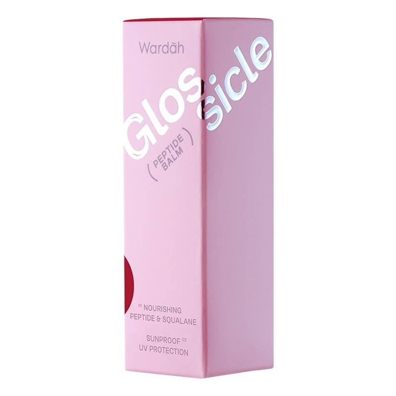 Wardah Glossicle Peptide Balm 08 Cherry Pop 3.2g