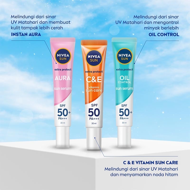 Nivea SUN Face Serum Extra Protect Oil Control SPF50+ PA+++ 30ml