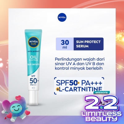 NIVEA Nivea SUN Face Serum Extra Protect Oil Control SPF50+ PA+++ 30ml