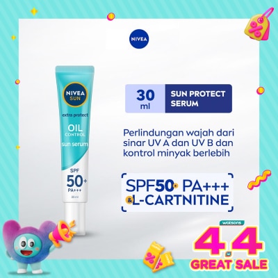 NIVEA - Nivea SUN Face Serum Extra Protect Oil Control SPF50+ PA+++ 30ml