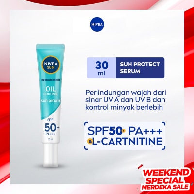 NIVEA Nivea SUN Face Serum Extra Protect Oil Control SPF50+ PA+++ 30ml