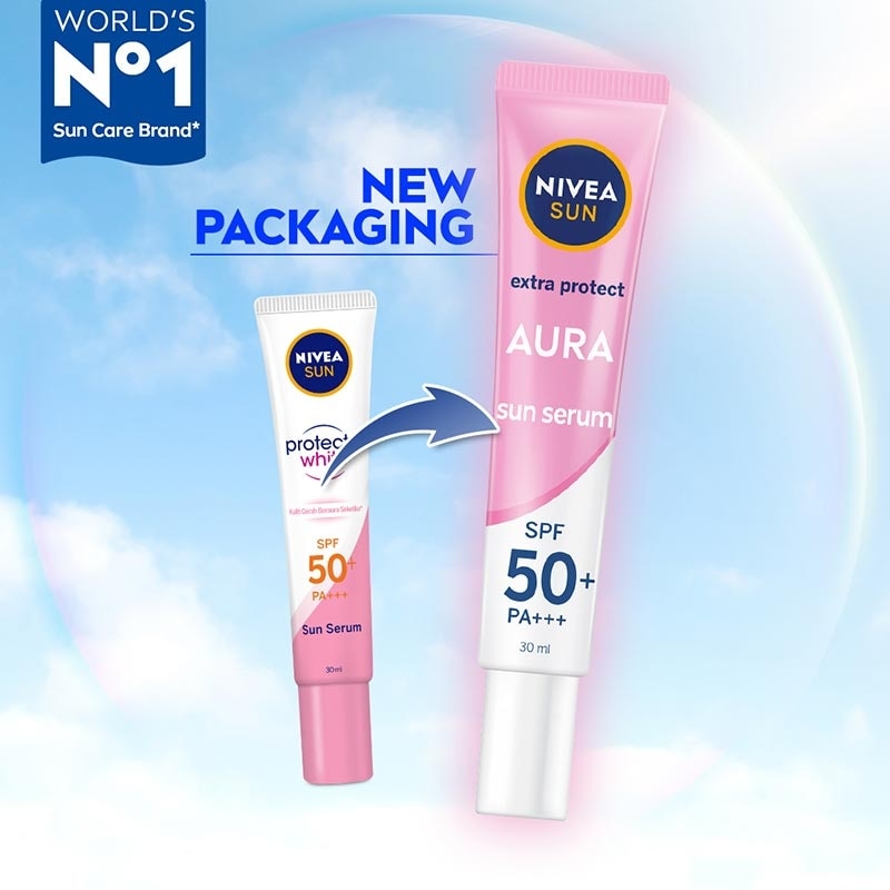 Nivea SUN Face Serum Extra Protect Aura SPF50+ PA+++ 30ml