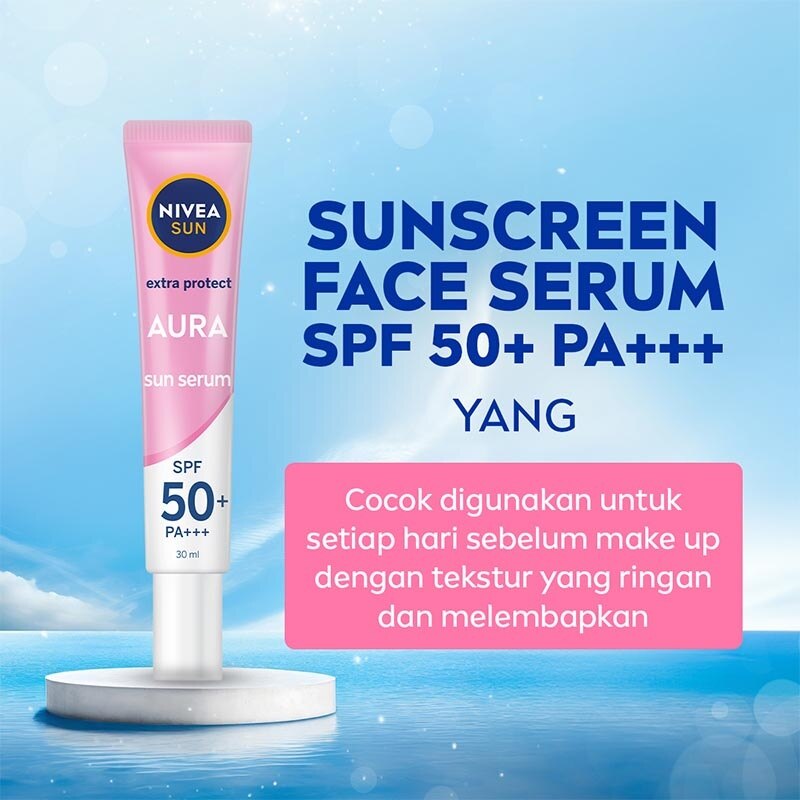 Nivea SUN Face Serum Extra Protect Aura SPF50+ PA+++ 30ml