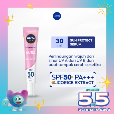 NIVEA - Nivea SUN Face Serum Extra Protect Aura SPF50+ PA+++ 30ml