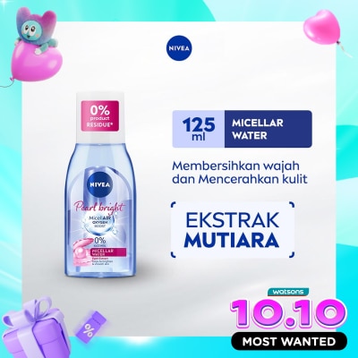 NIVEA Nivea Micellar Water Pearl Bright MicellAir Oxygen Boost 125ml image