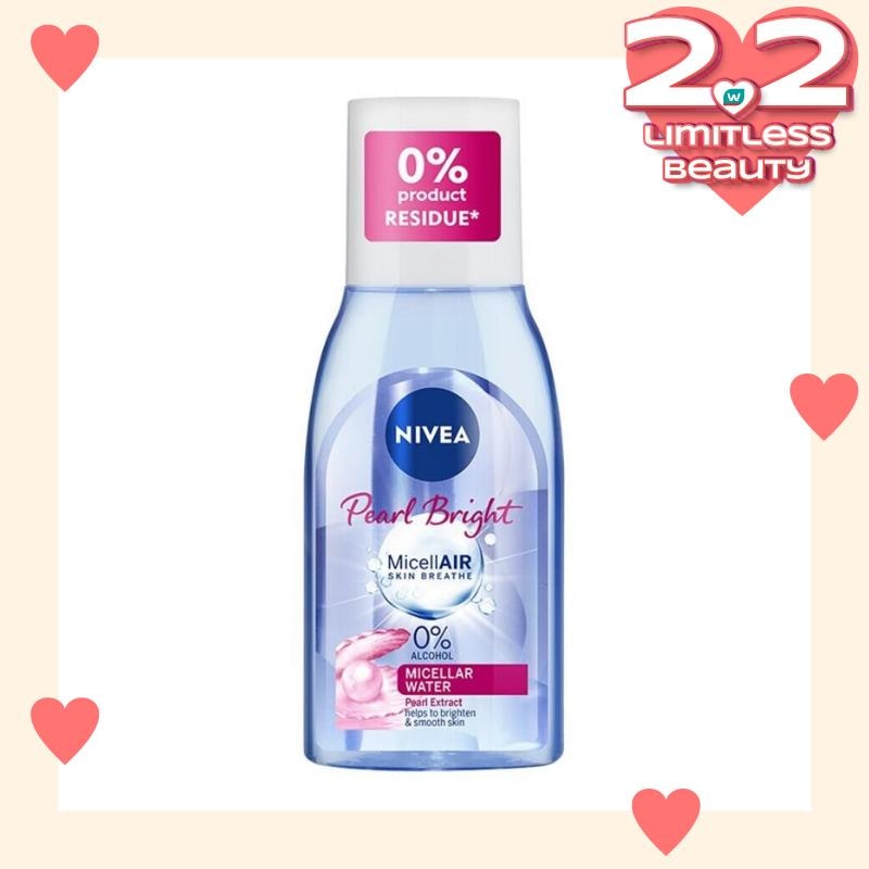 Promo Harga Nivea MicellAir Skin Breathe Micellar Water Pearl & White 125 ml - Watsons