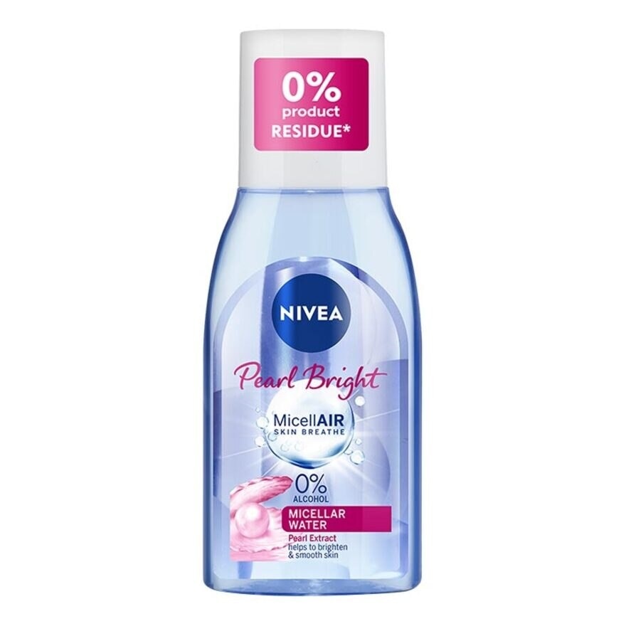 Promo Harga Nivea MicellAir Skin Breathe Micellar Water Pearl & White 125 ml - Watsons