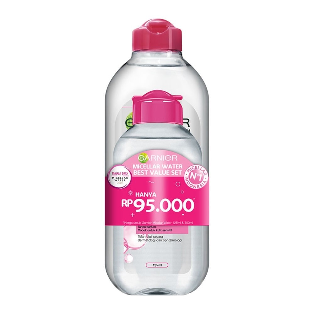 Micellar Water Pink 400ml+125ml Bundle