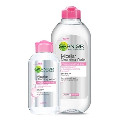 GARNIER Micellar Water Pink 400ml+125ml Bundle