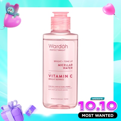 WARDAH Wardah Perfect Bright Bright + Tone Up Micellar Water 100ml image