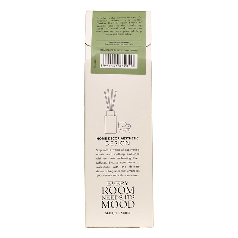 Secret Garden Reed Diffuser Splash Of Woods 45ml