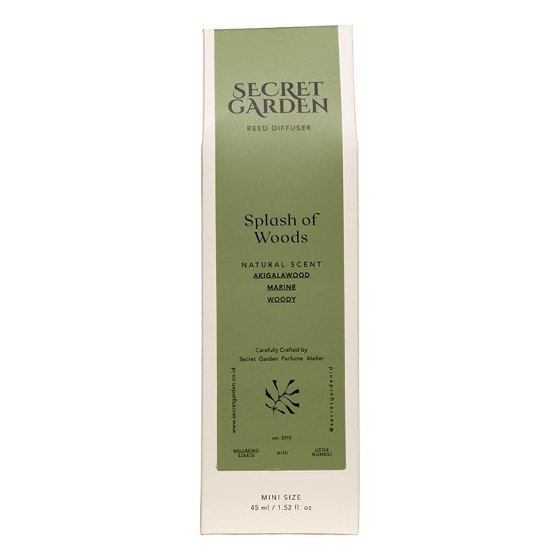 Secret Garden Reed Diffuser Splash Of Woods 45ml
