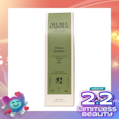 SECRET GARDEN Secret Garden Reed Diffuser Home Garden 45ml