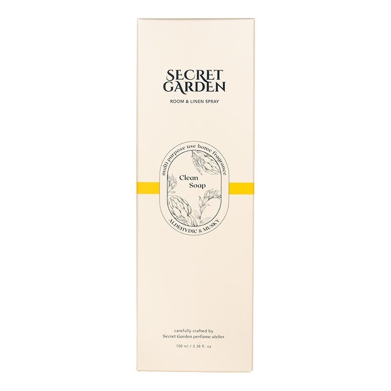 Secret Garden Room And Linen Spray Clean Soap 100ml