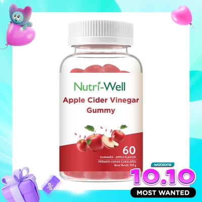 NUTRIWELL Apple Cider Vinegar Gummies 60'S image