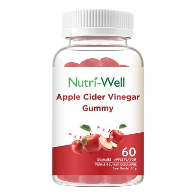 NUTRIWELL Apple Cider Vinegar Gummies 60'S