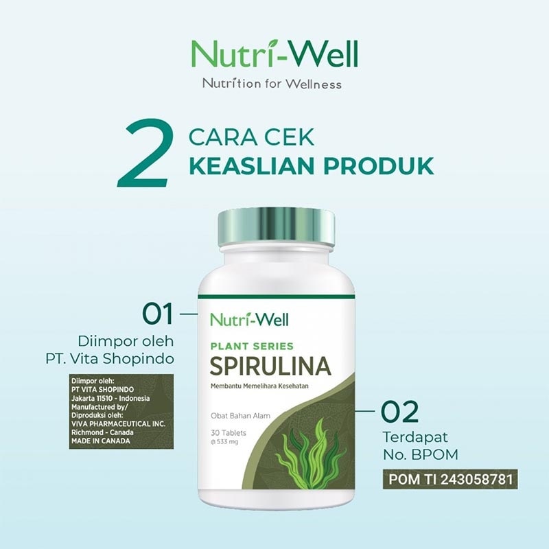 Plant Series Spirulina Tablet 30'S