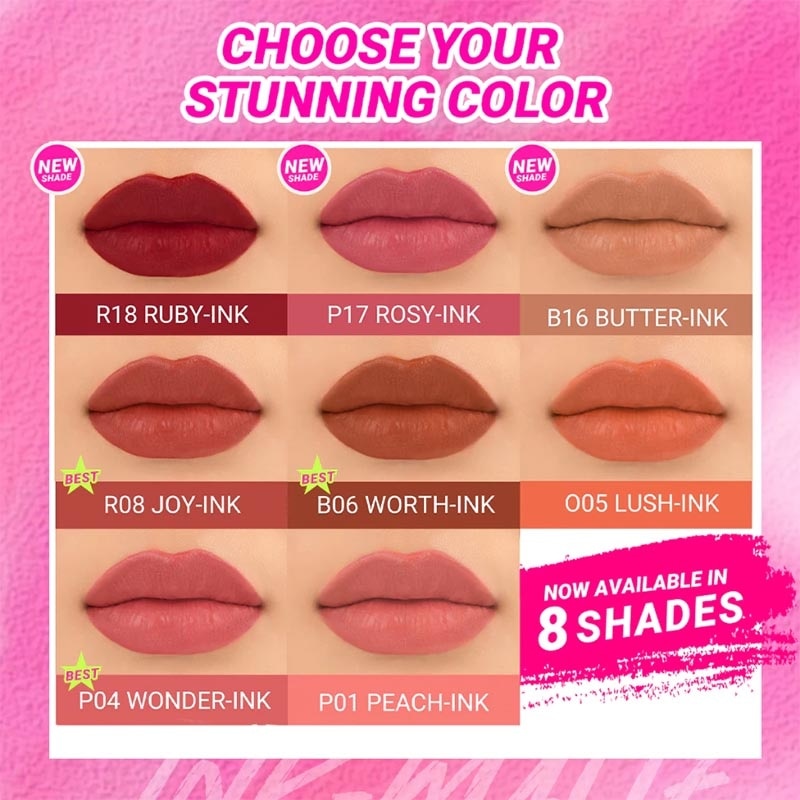 Ink-Matte Lip Cream B06 Worth-Ink 2.5ml