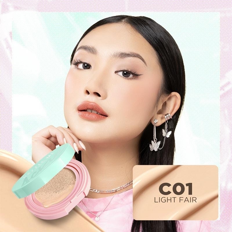 Acne Armor Puff Perfection Cushion C01 Light Fair 13 g