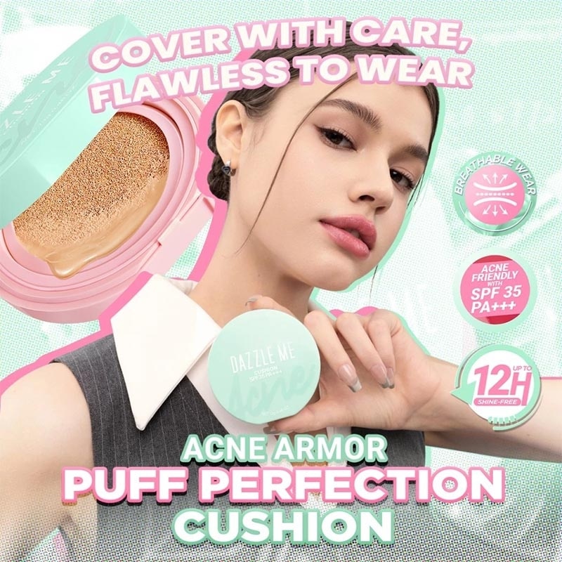 Acne Armor Puff Perfection Cushion N04 Neutral Buff 13 g