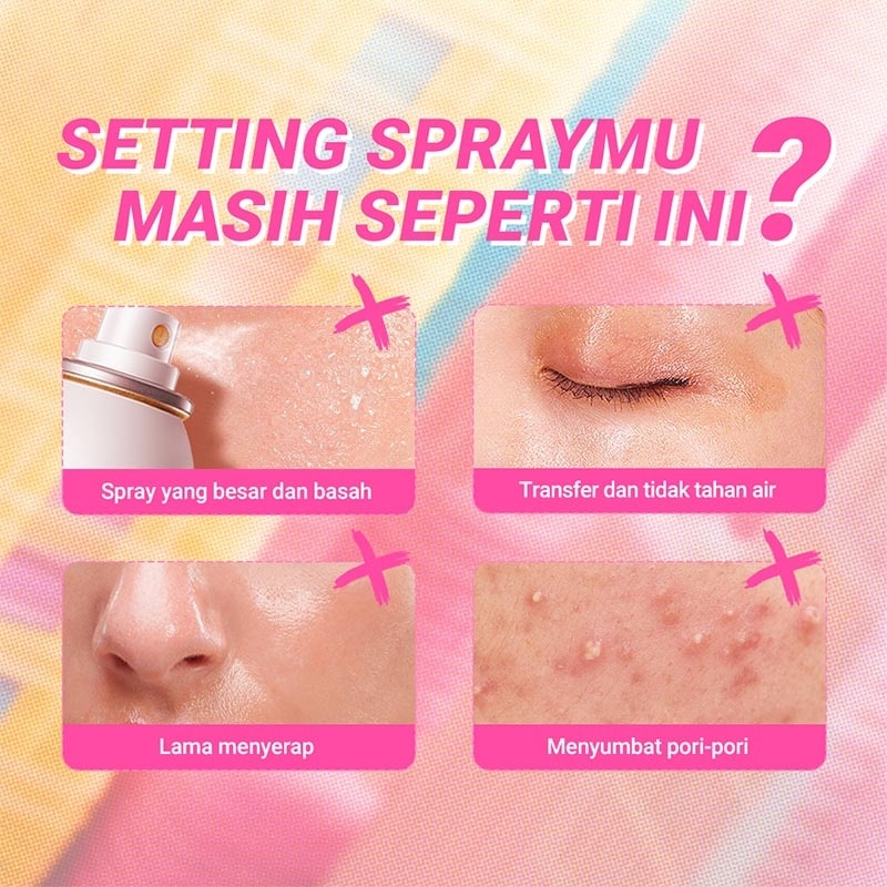 Get A Grip! Makeup Setting Spray Prime+Set Anti-Pollution 50 ml